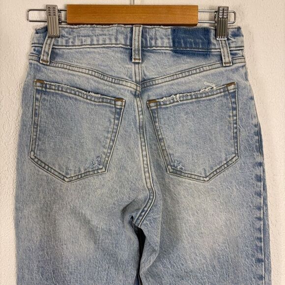 Abercrombie & Fitch The 90’s Straight Leg High Rise Jeans Size 25P or 0P - Picture 9 of 12